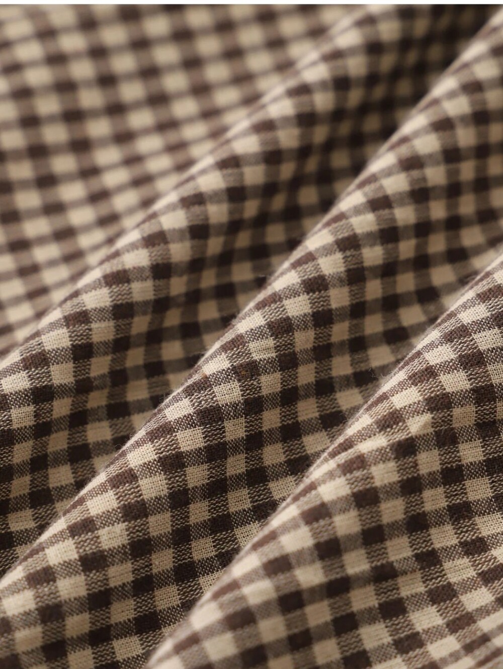 RIHOAS Brown Gingham Sleeveless Shirt Dress - Picture 7 of 7